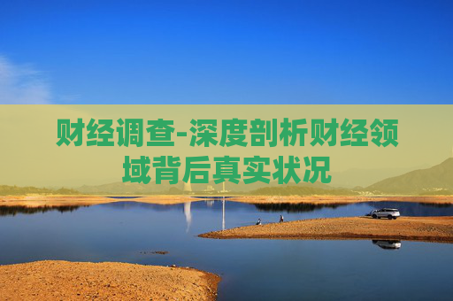 财经调查-深度剖析财经领域背后真实状况