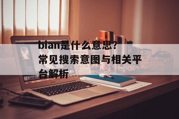 bian是什么意思？常见搜索意图与相关平台解析